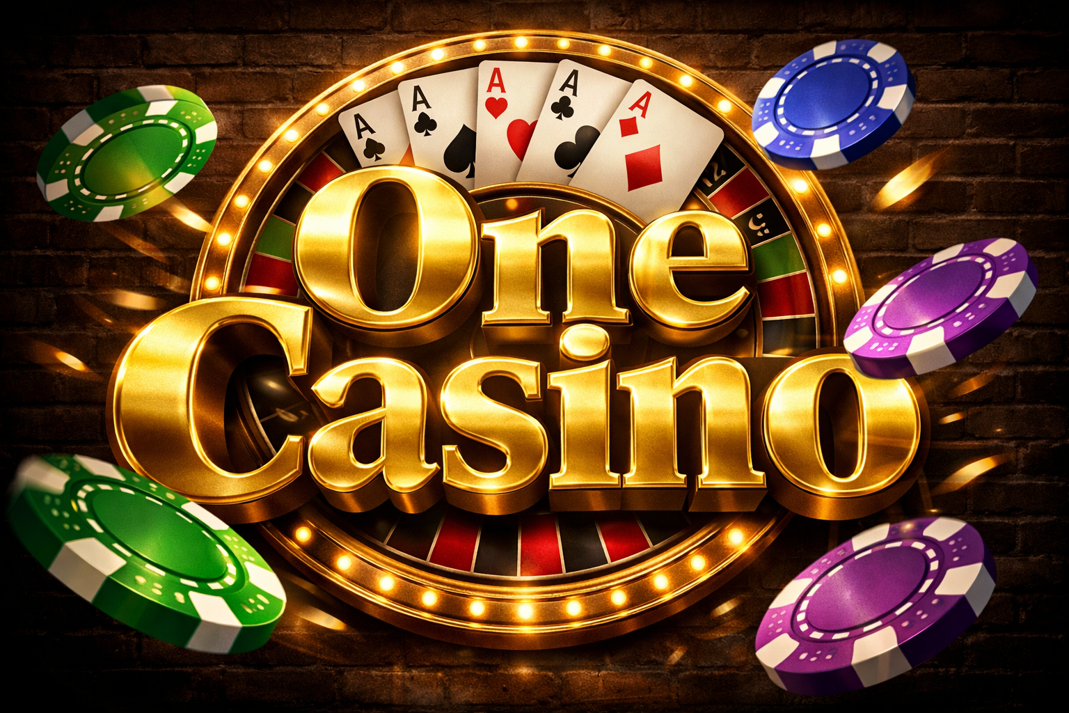Screenshot van de One Casino website interface met spelaanbod